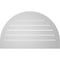 Ekena Millwork Round Top Surface Mount PVC Gable Vent: Functional, w/ 2"W x 1-1/2"P Brickmould Frame, 32"W x 20"H GVPRT32X2002SF - alternate 5